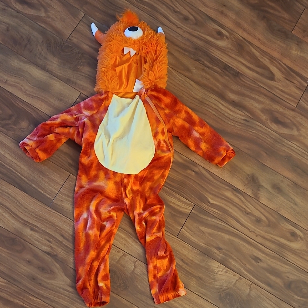 Orange Monster Kids Costume